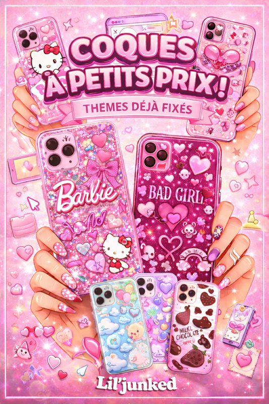 Coque de téléphone Y2K à thème – Petit prix