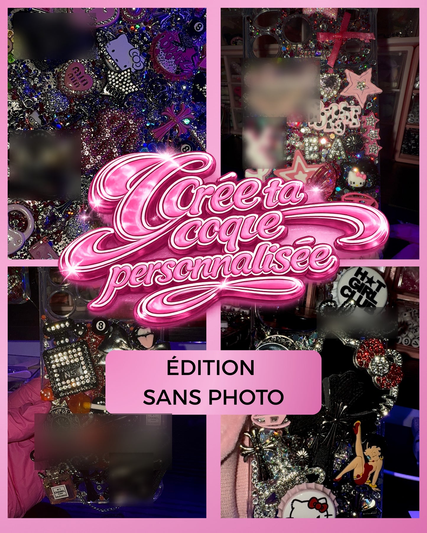 Coque personnalisable (édition charms)